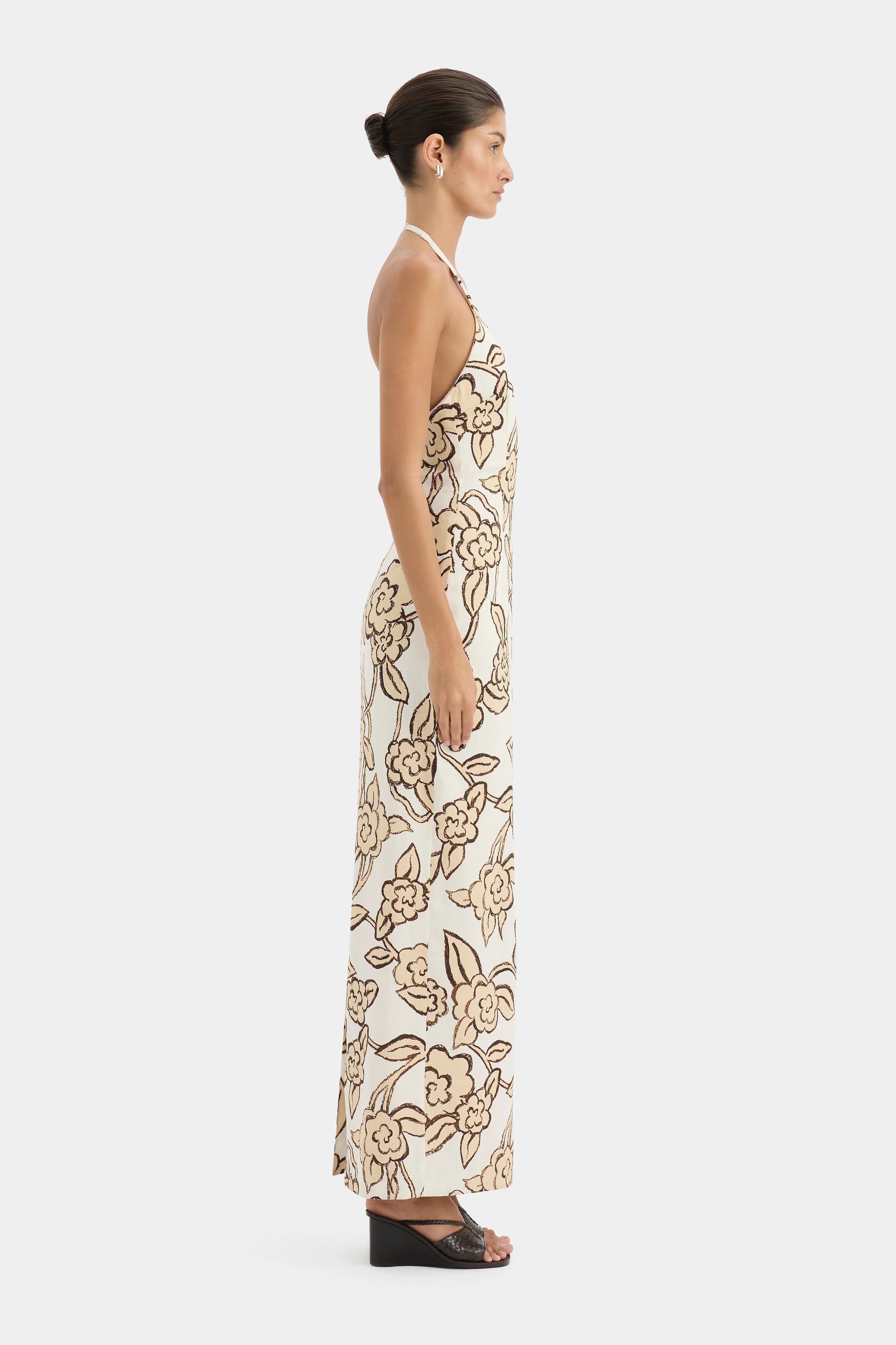 Sir Elodie Halter Midi Dress