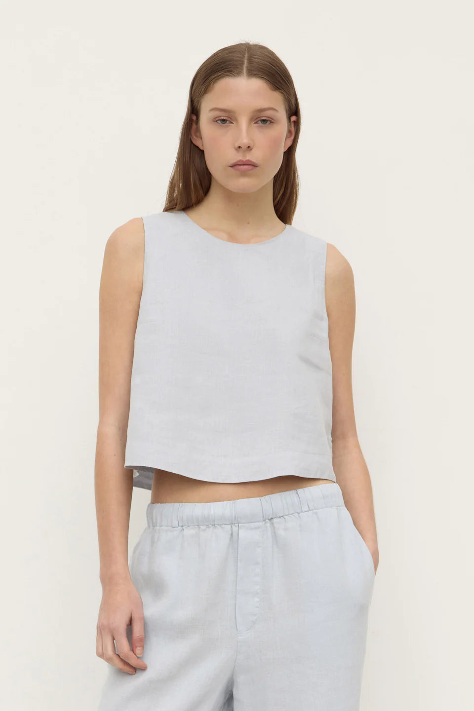 Assembly Label Estelle Linen Top