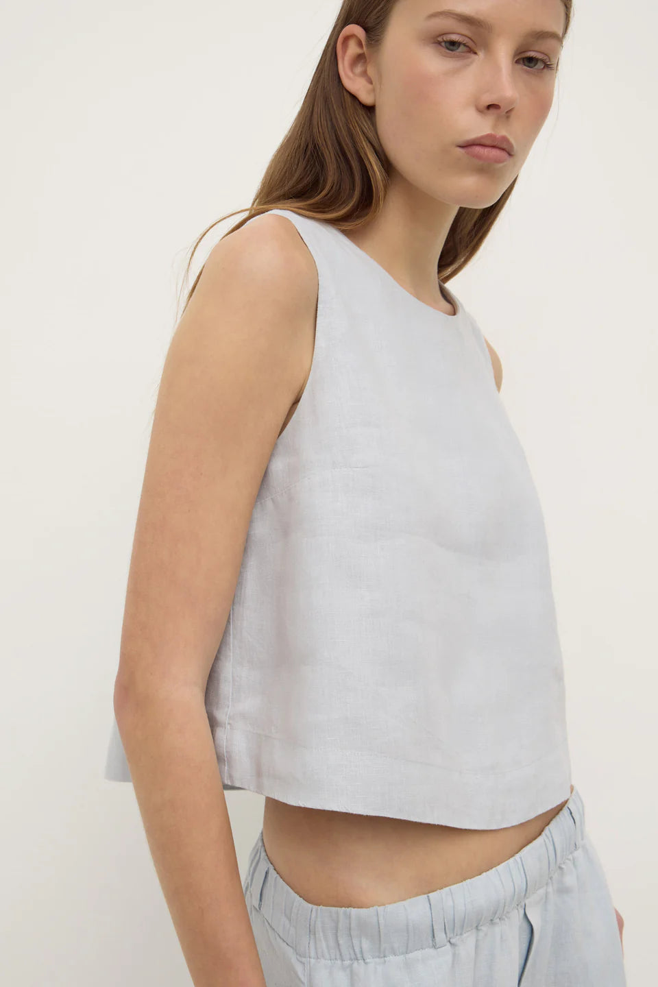 Assembly Label Estelle Linen Top