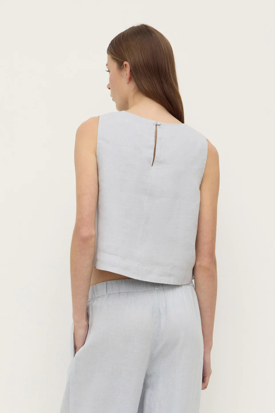 Assembly Label Estelle Linen Top