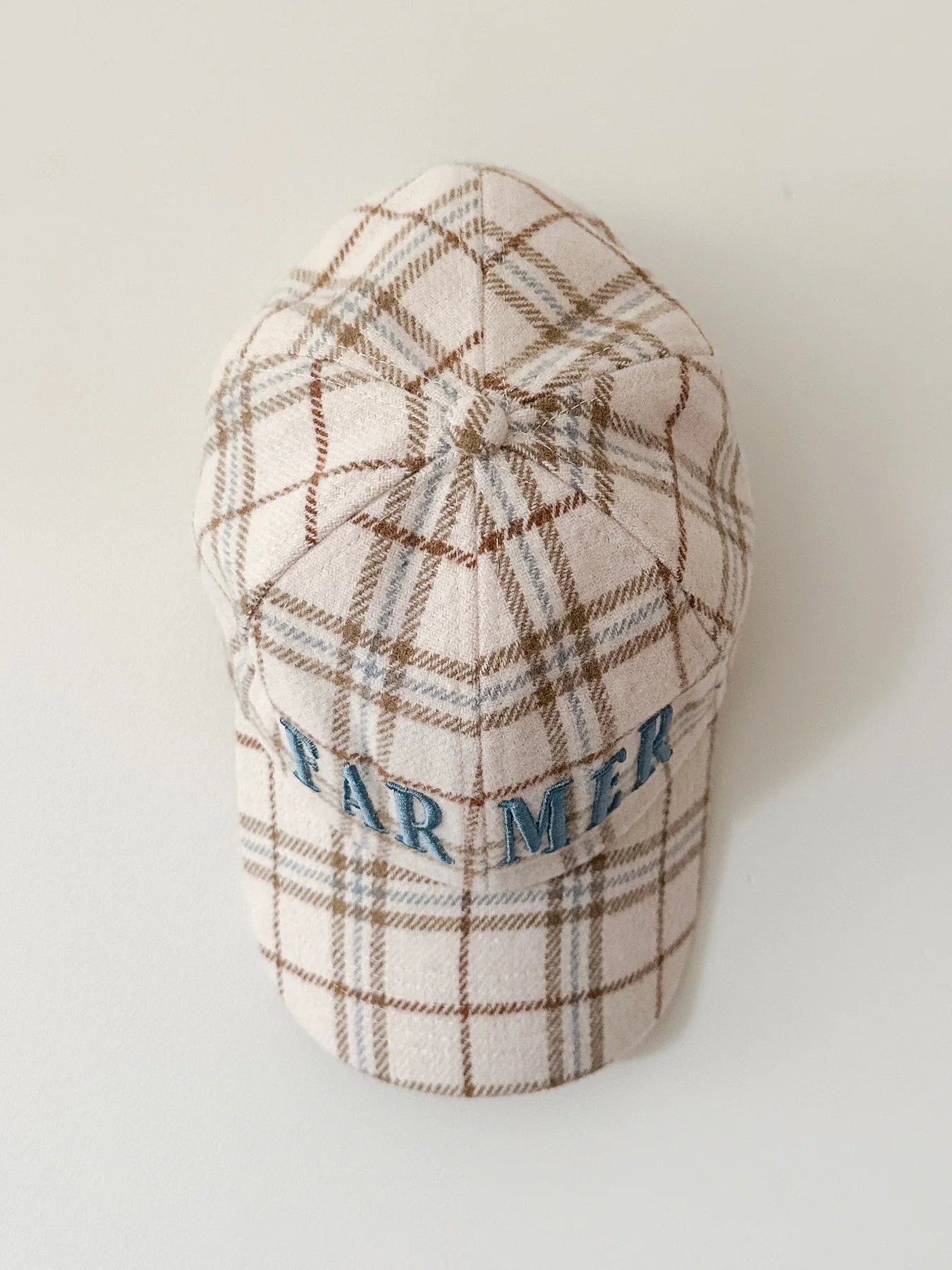 FARMER Neutral Plaid Cap