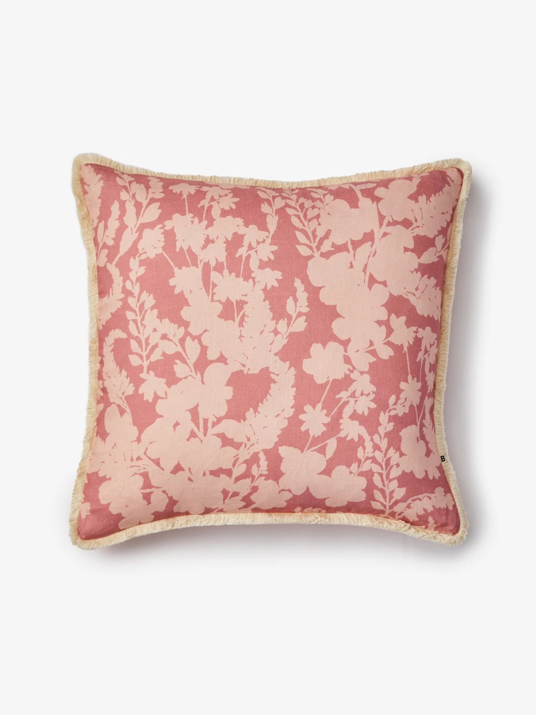 Bonnie and Neil Petal Pink Linen Cushion 60cm