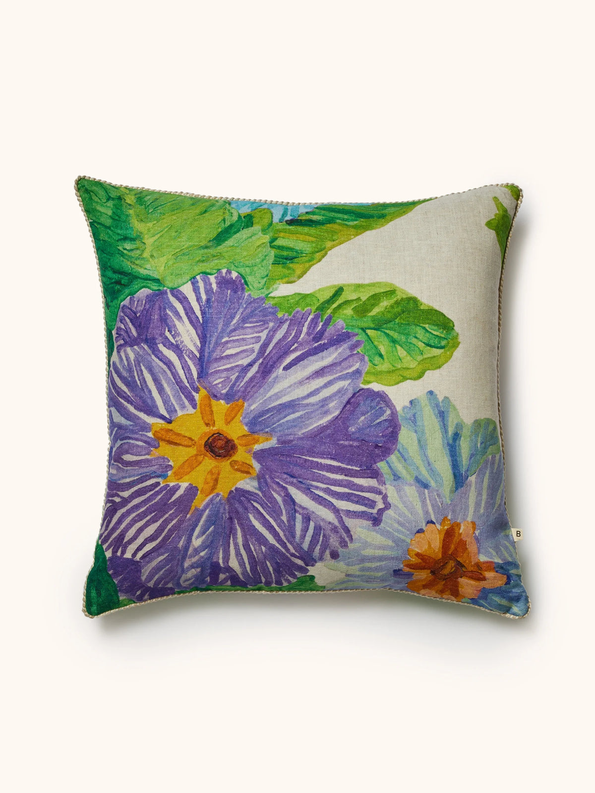 Bonnie & Neil Jardin Blue Cushion 60cm