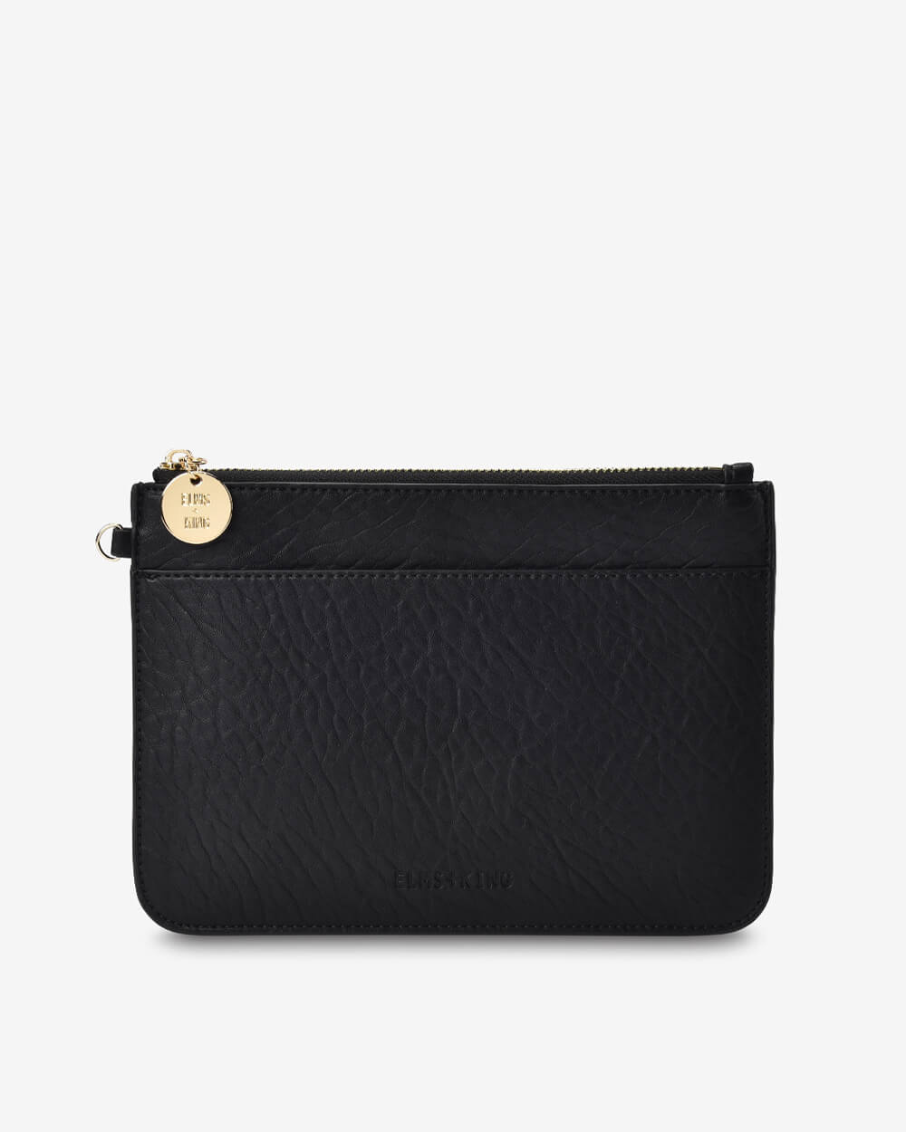 Elms + King Flat Pouch - Black