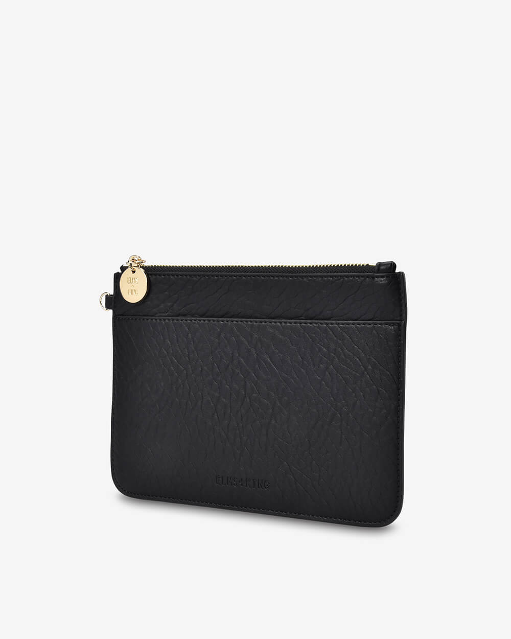 Elms + King Flat Pouch - Black