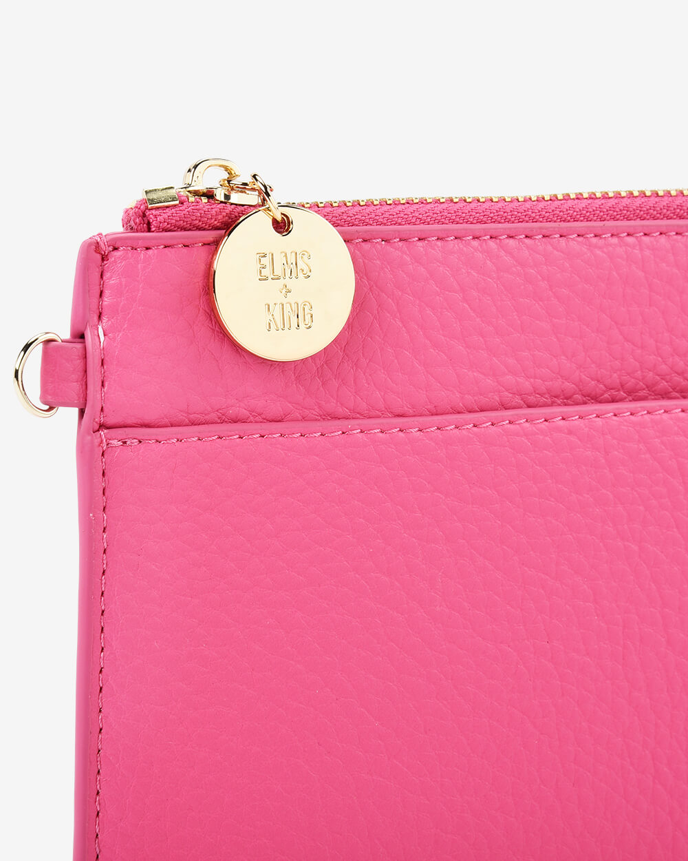 Elms + King Flat Pouch - Fuchsia