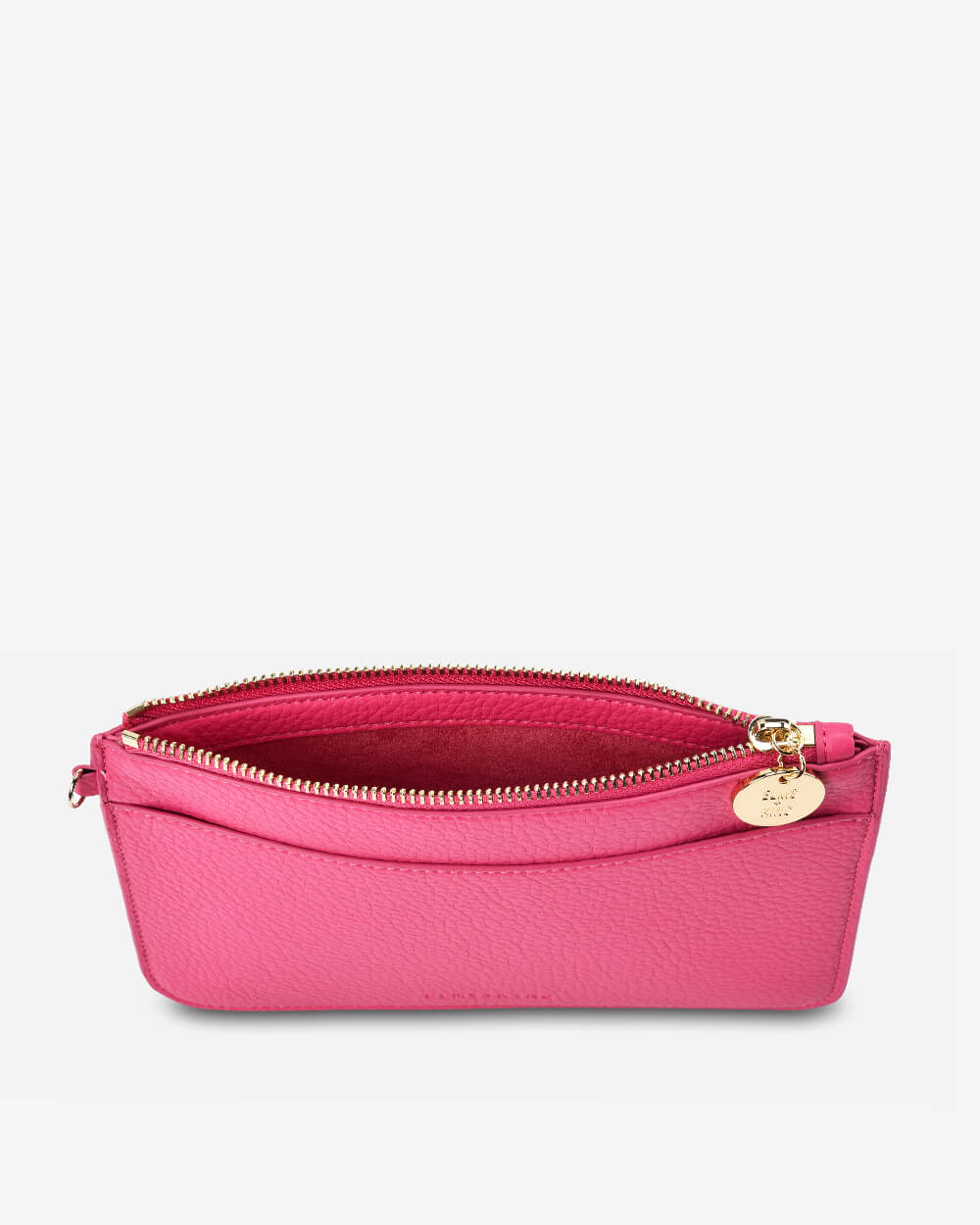 Elms + King Flat Pouch - Fuchsia