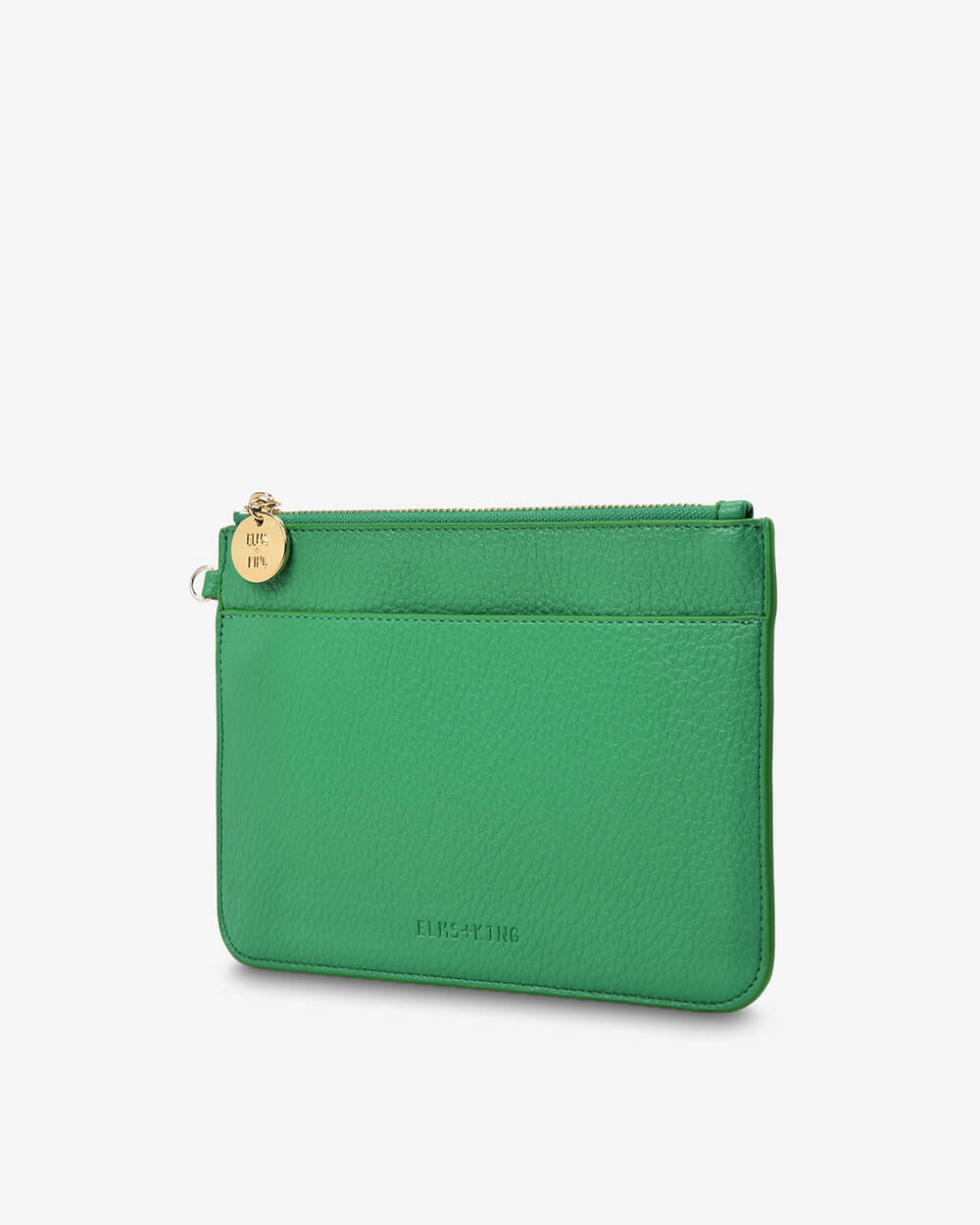 Elms + King Flat Pouch - Green