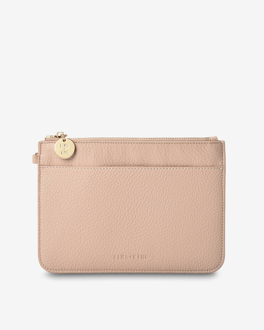 Elms + King Flat Pouch - Neutral Pebble
