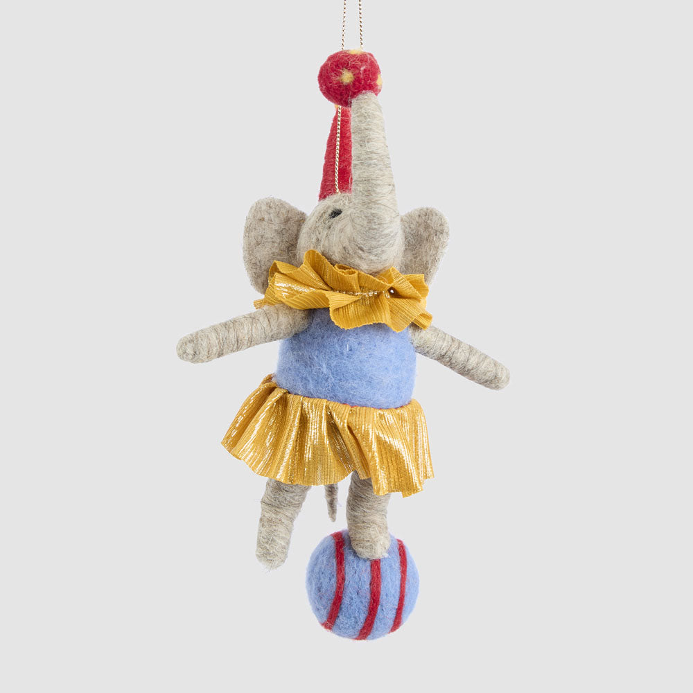 Ellie Balancing Elephant Hanging Decoration