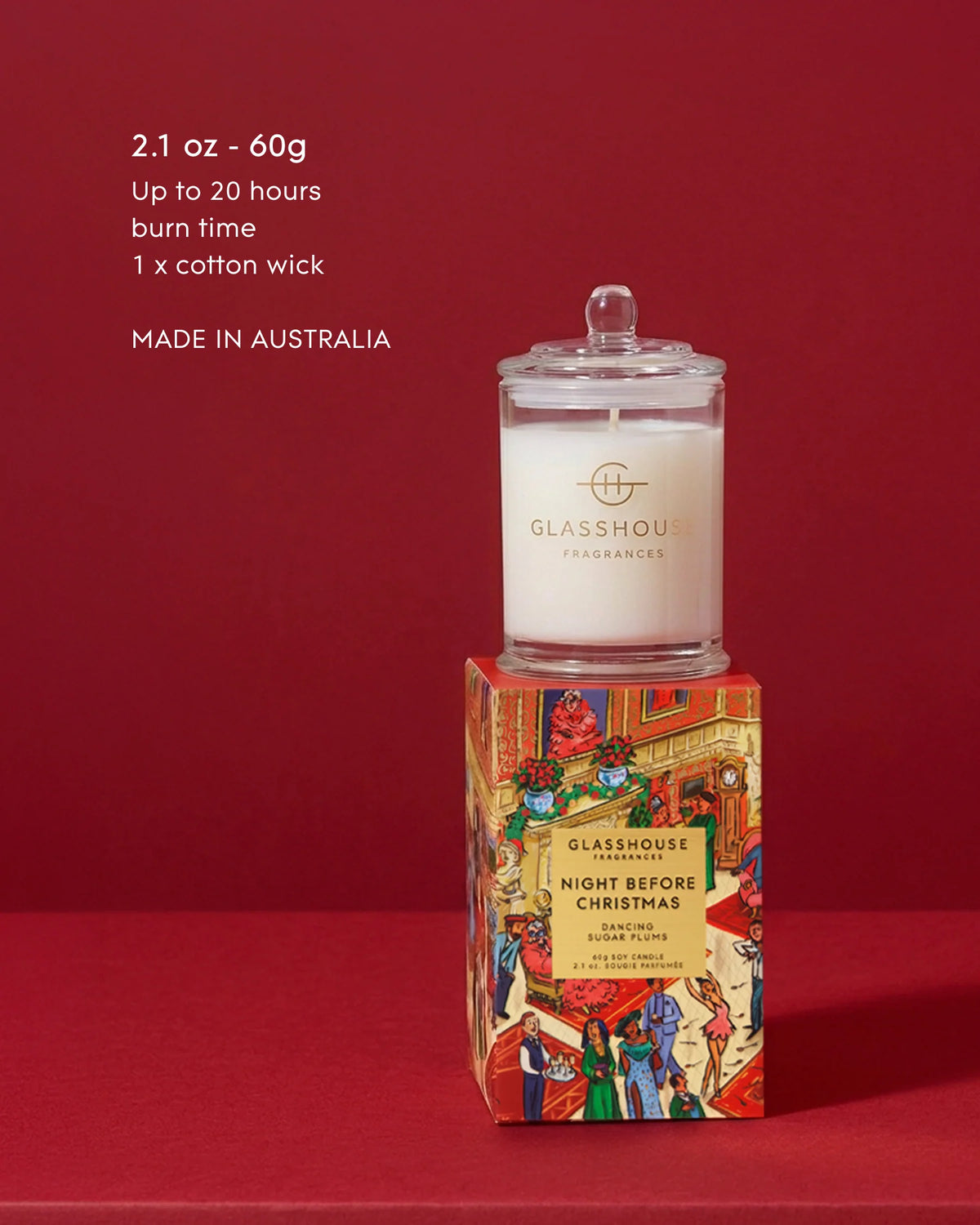 Glasshouse Christmas 60g Candle