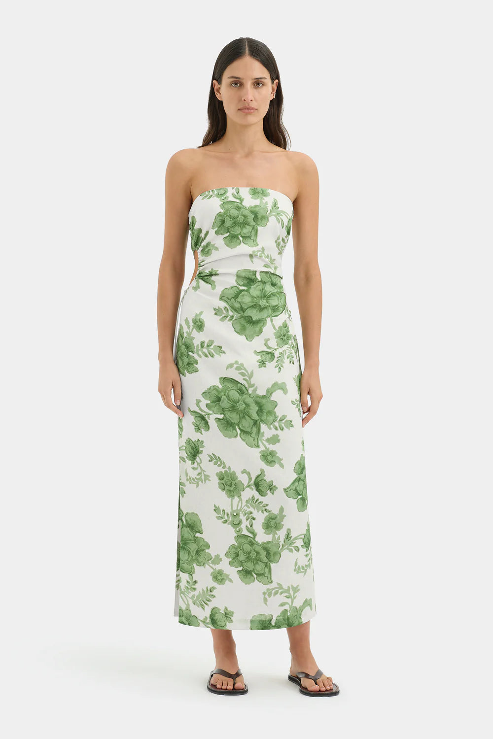 SIR. Gardella Strapless Midi Dress