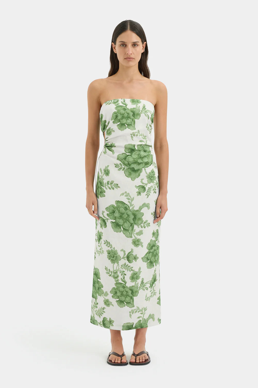 SIR. Gardella Strapless Midi Dress
