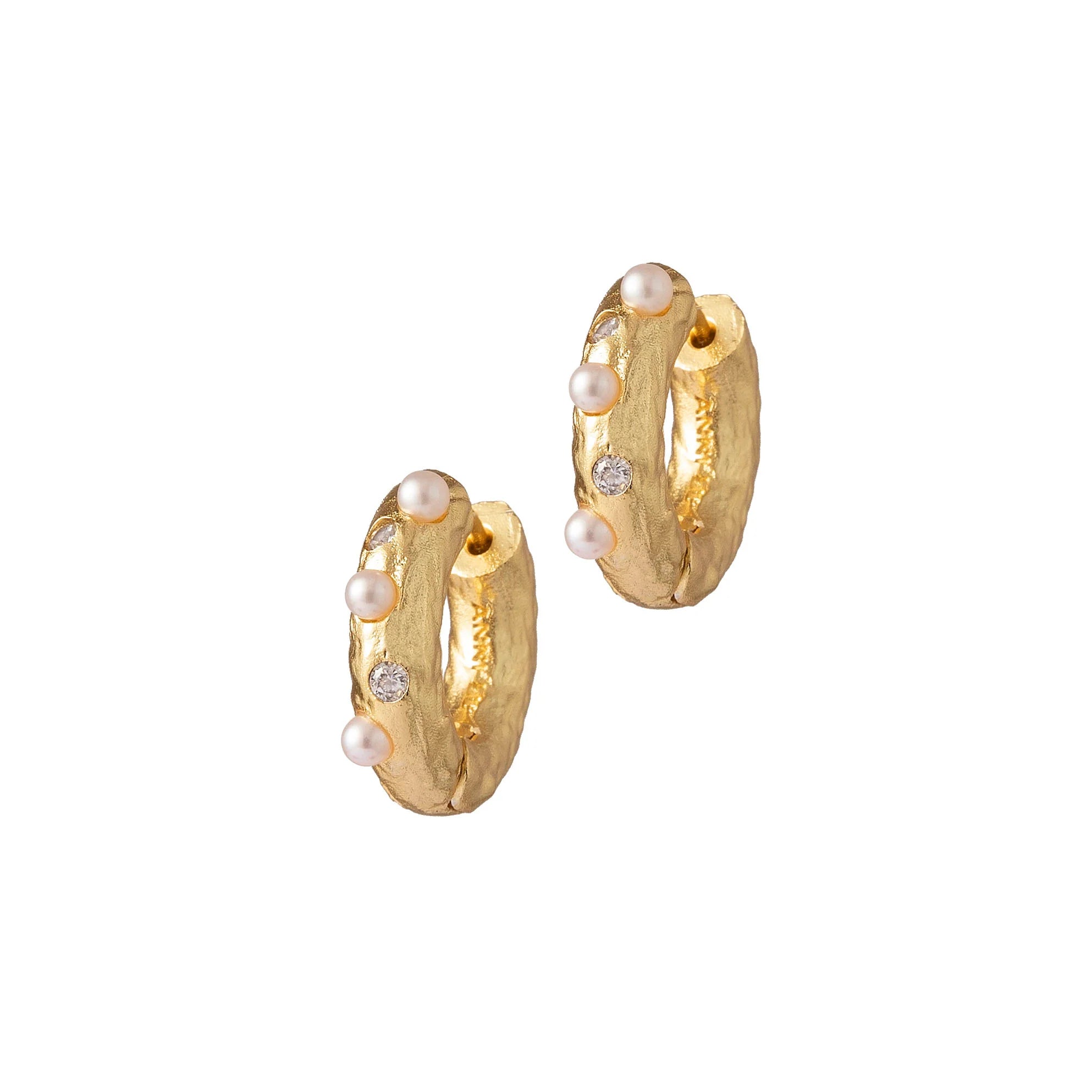 Anni Lu Gem In a Hoop Gold