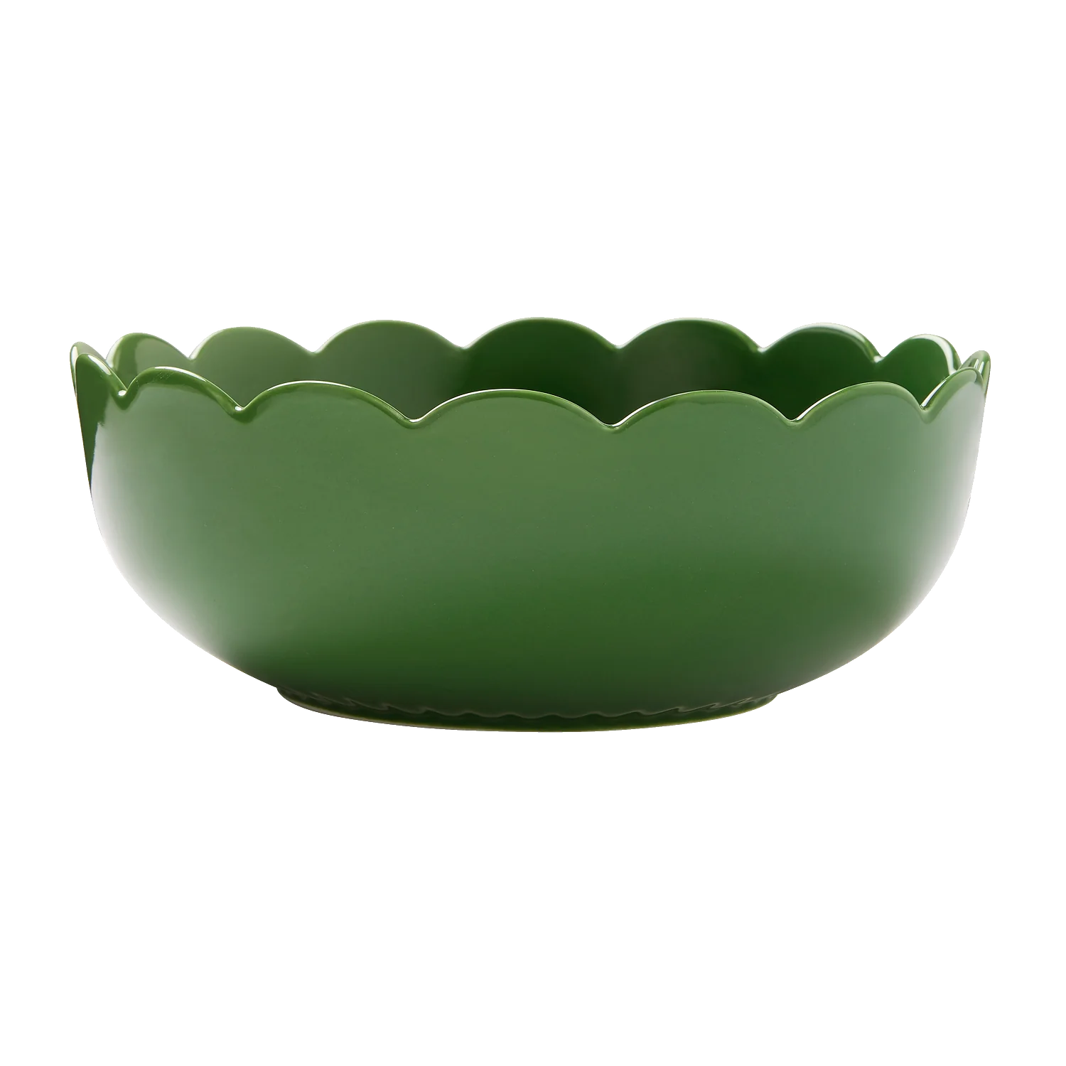 Round House Large Serving Scallop Bowl