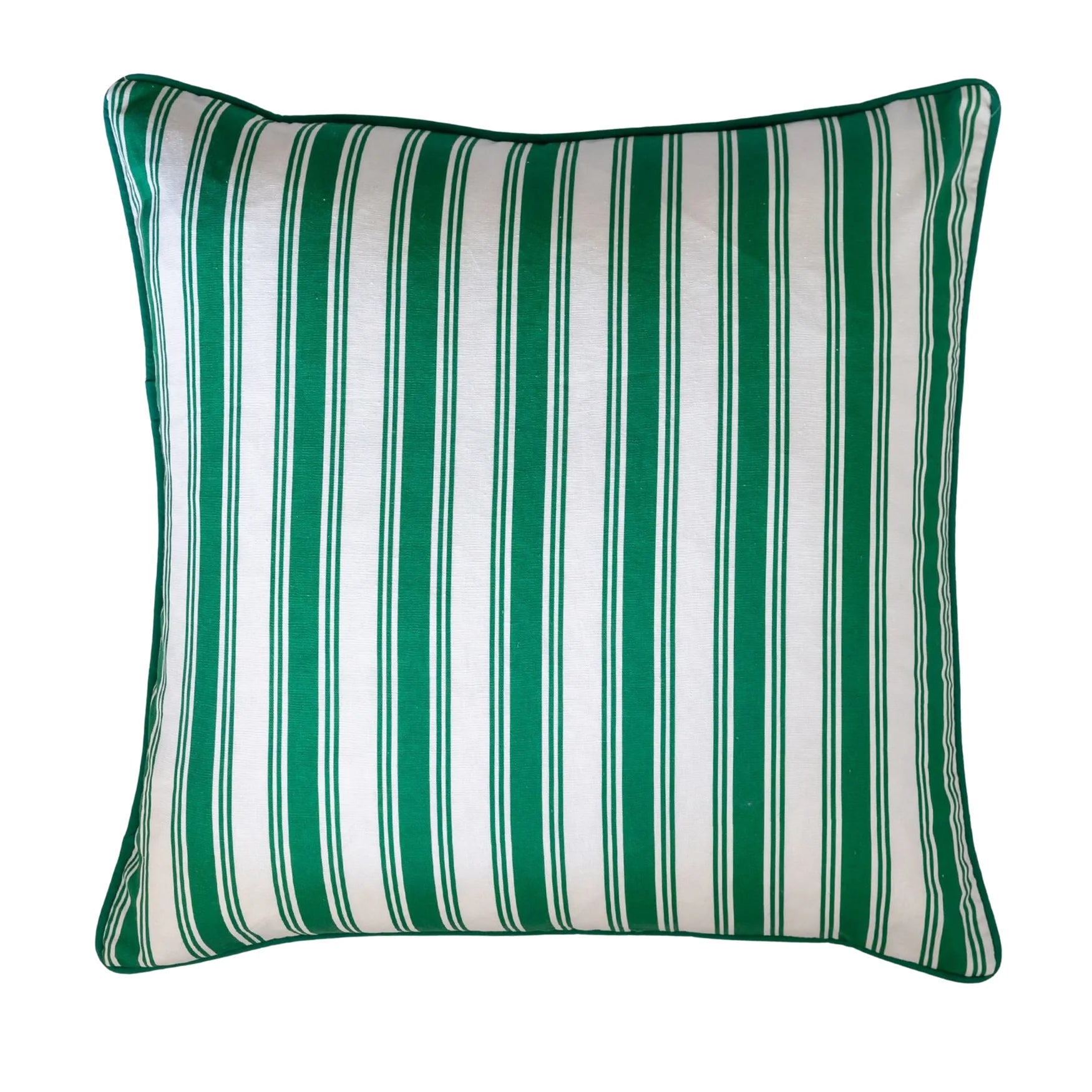 Green Stripe Cushion 50x50cm