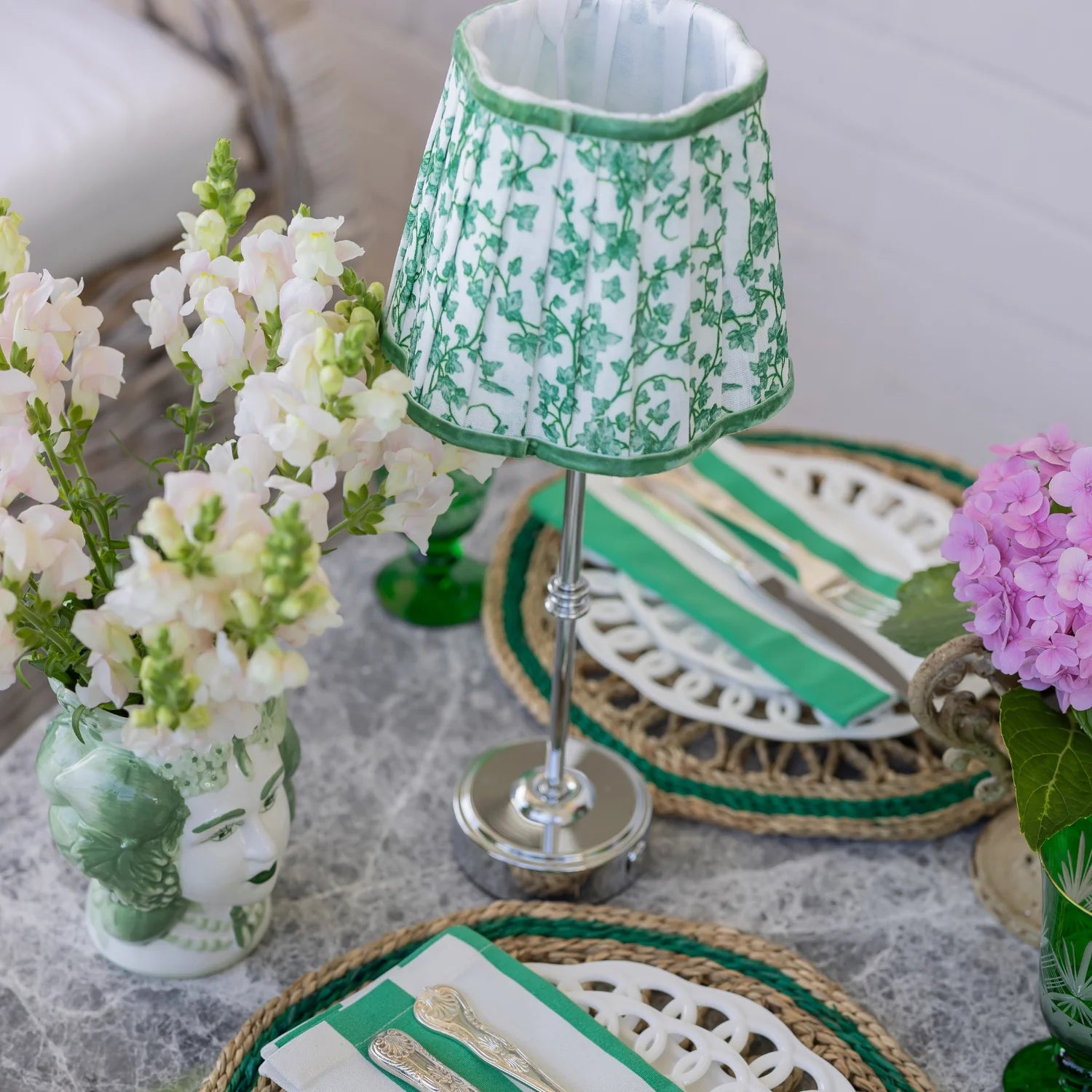 Ivy Scallop Lamp Shade