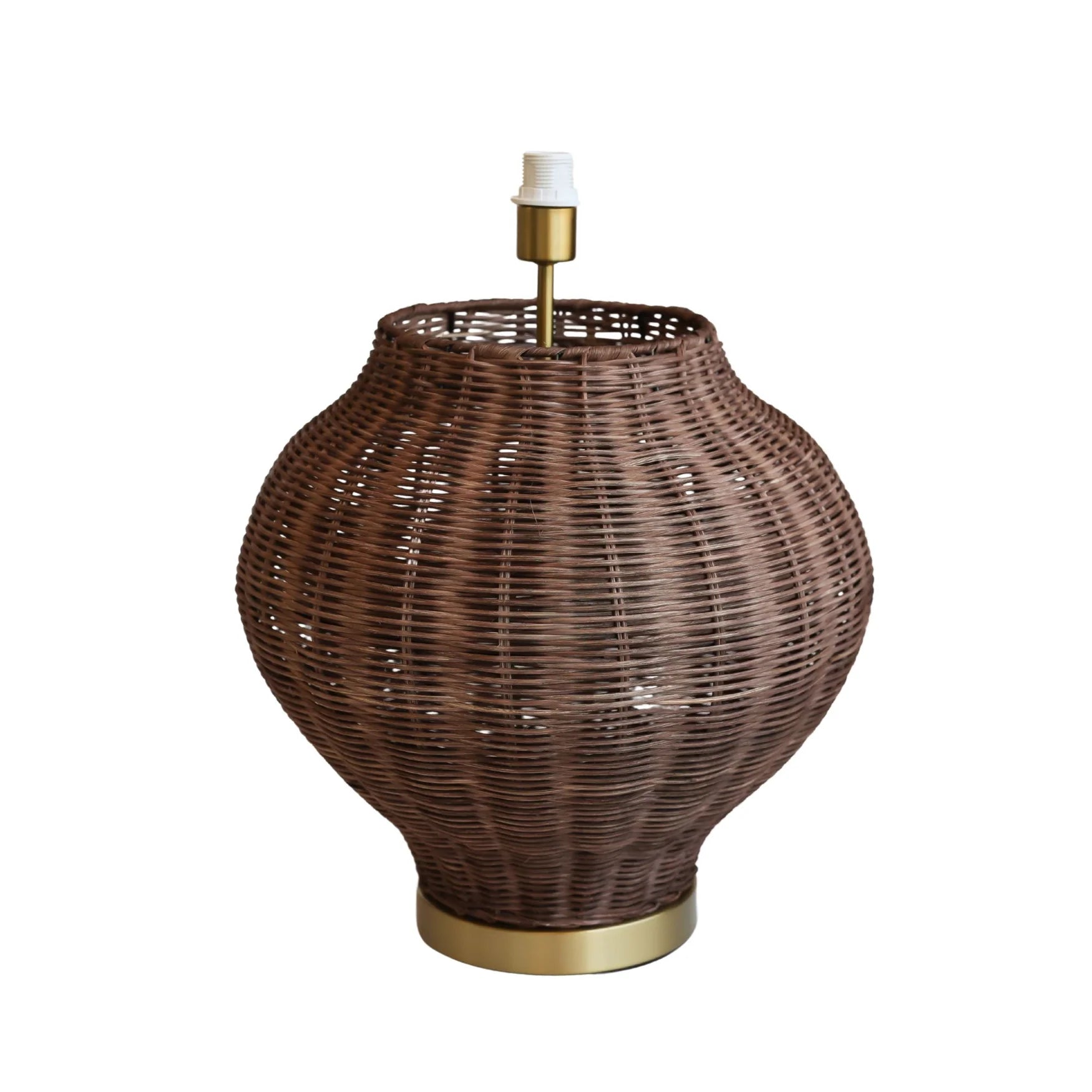 Dark Paloma Rattan Lamp Base