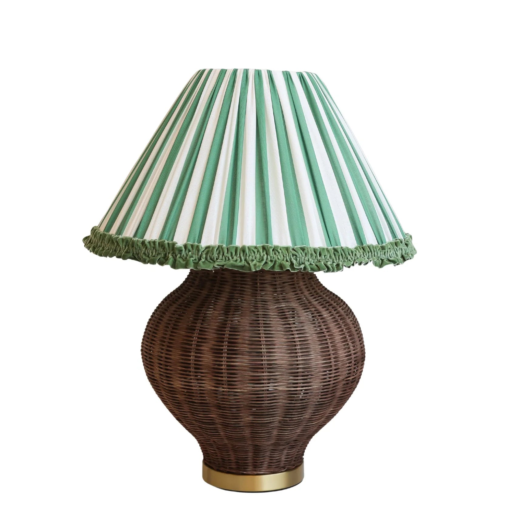 Dark Paloma Rattan Lamp Base