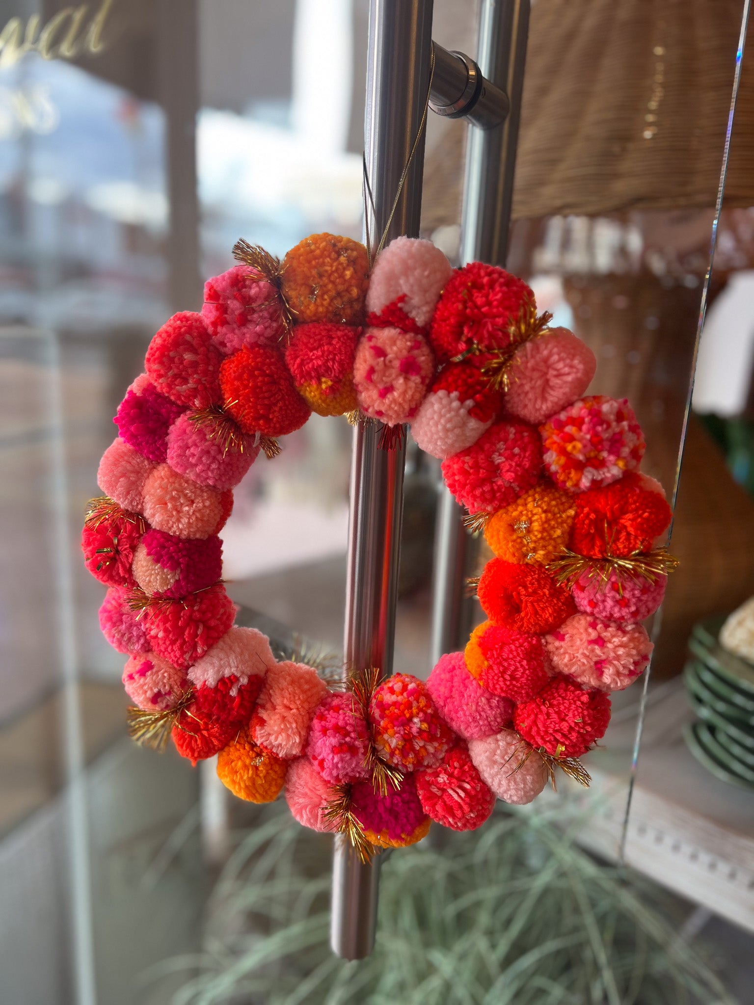 Pom Pom Wreath