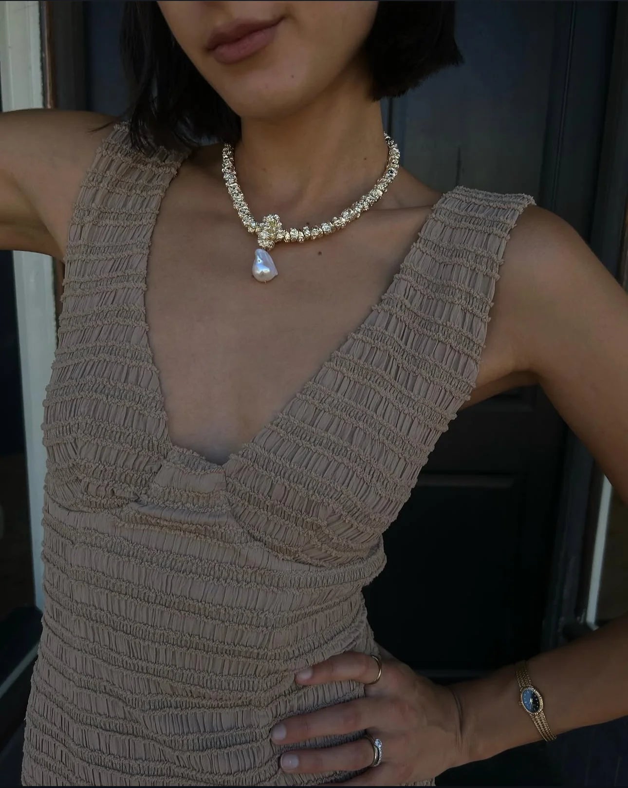 Indigo & Wolfe Jewel Necklace