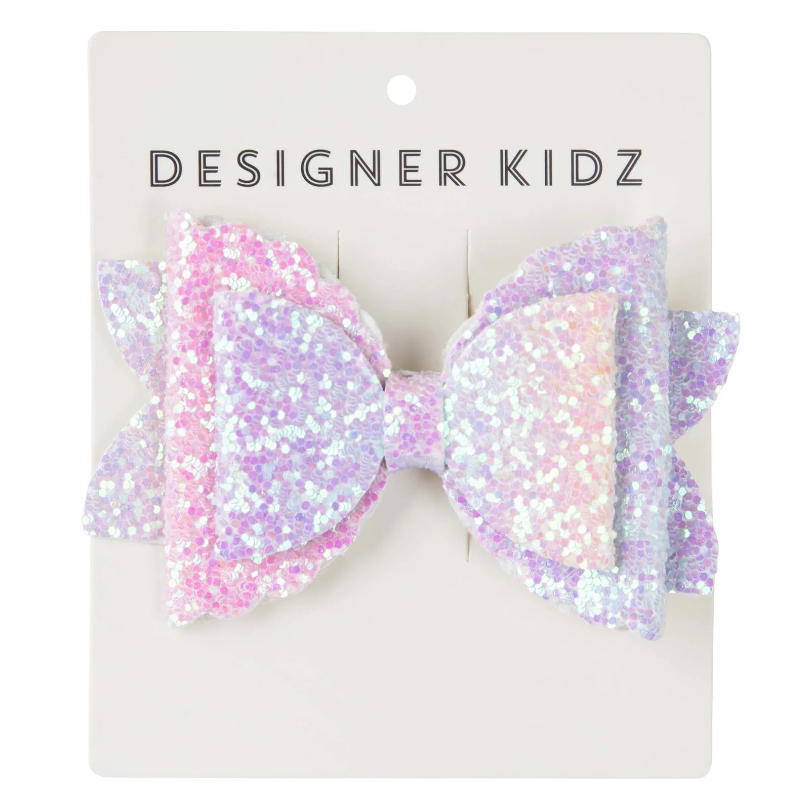 Designer Kidz Sparkle Bow Hair Clip