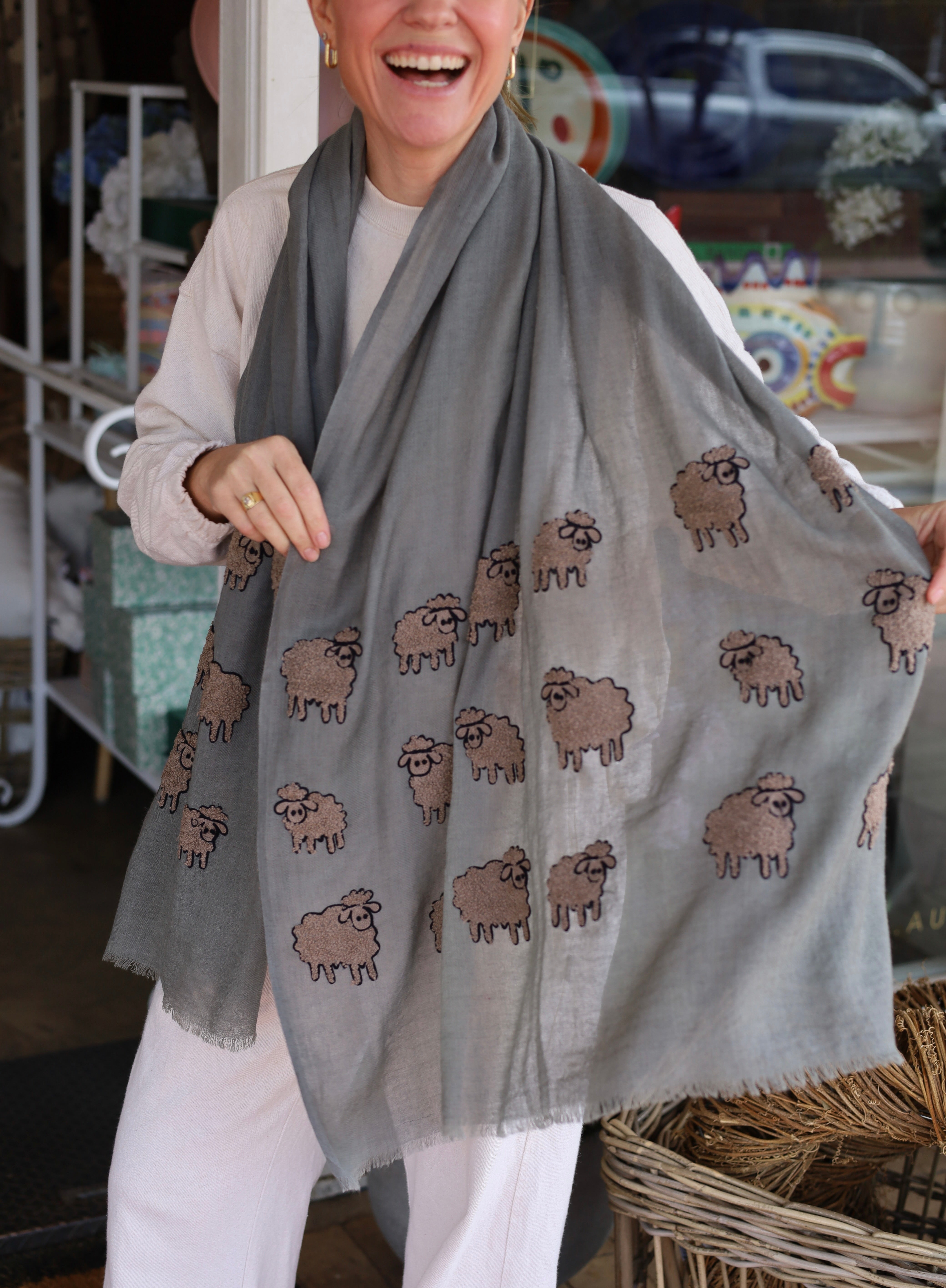 Sheep Wool Scarf