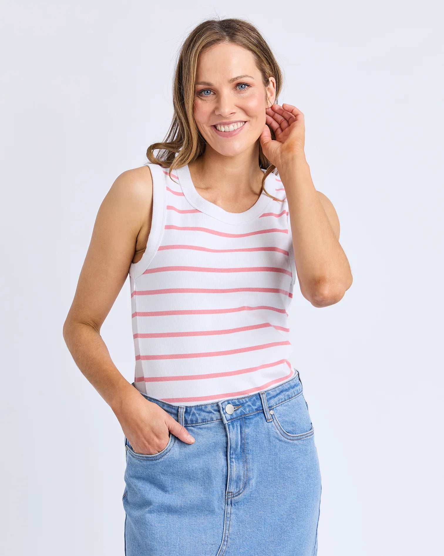 Foxwood Tank Iris Stripe