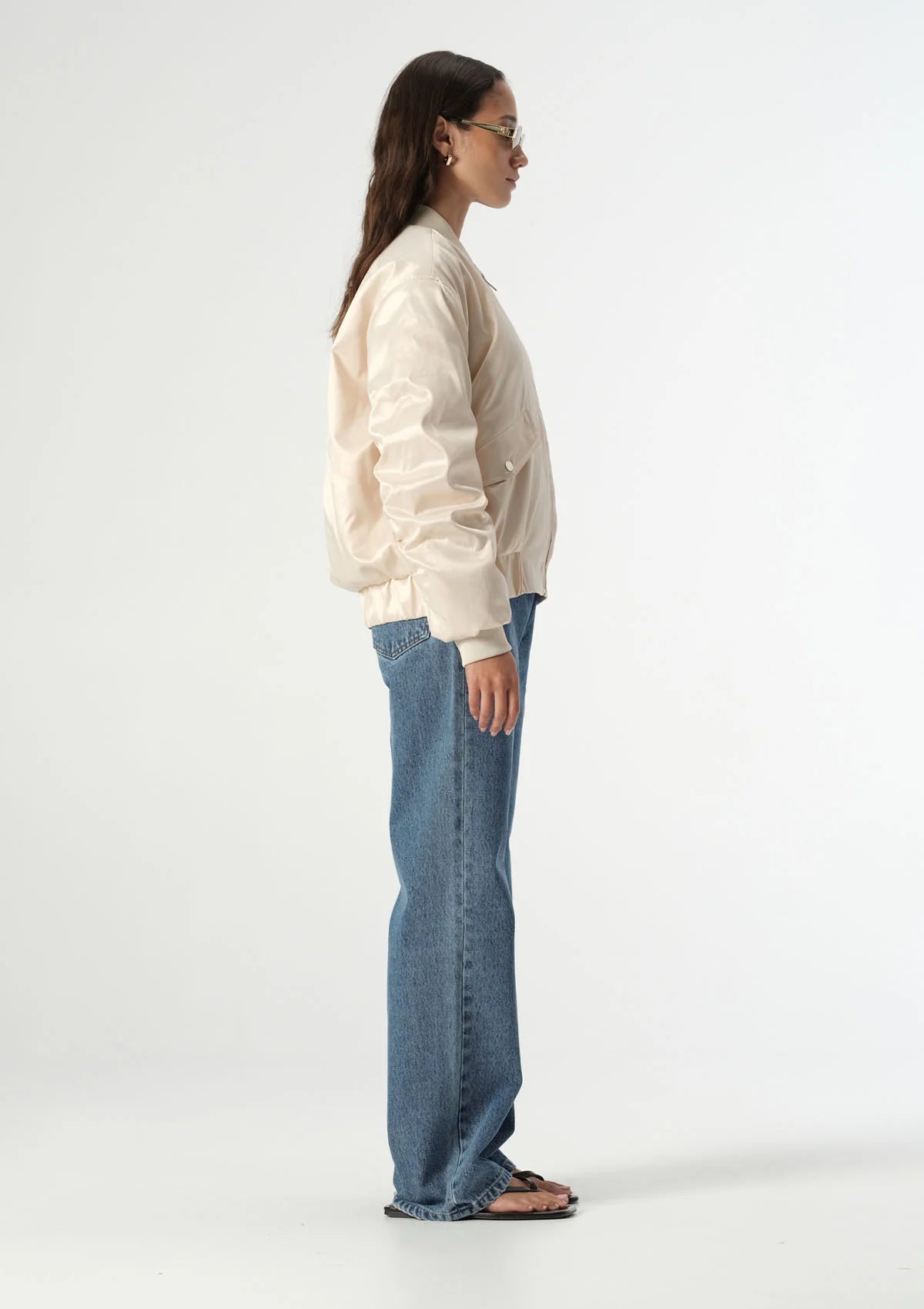 Elka Collective HARU BOMBER JACKET ECRU