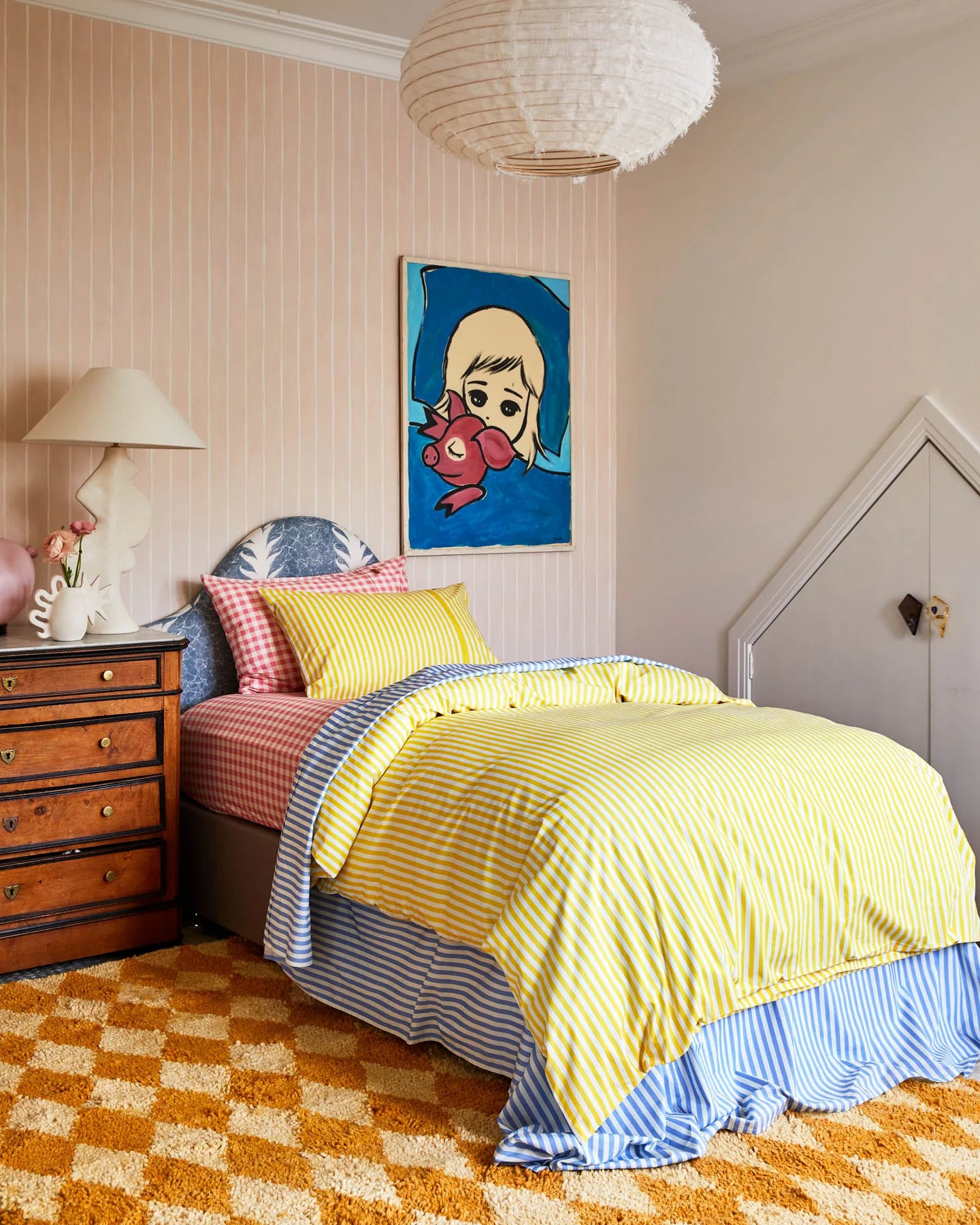 Kip & Co Limoncello Stripe Pillowcase