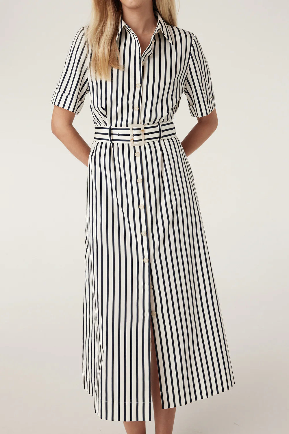 Cable Melbourne Lina Stripe Shirt Dress