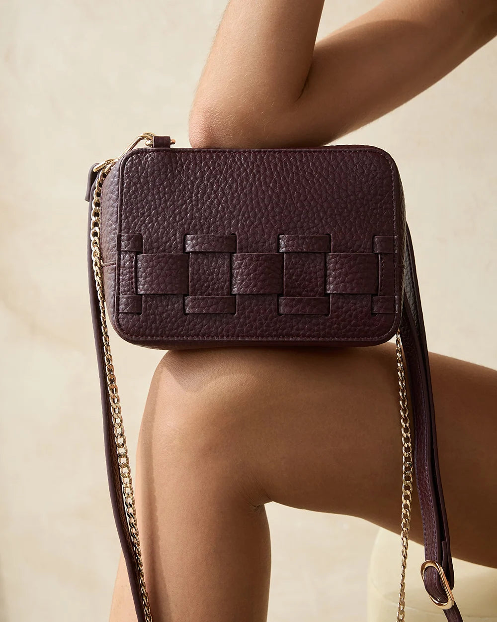 Elms + King London Crossbody - Wine