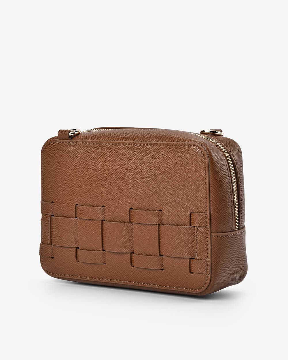 Elms + King London Crossbody - Tan Saffiano
