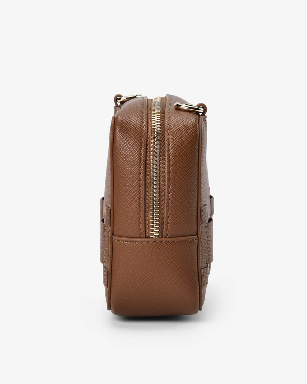 Elms + King London Crossbody - Tan Saffiano