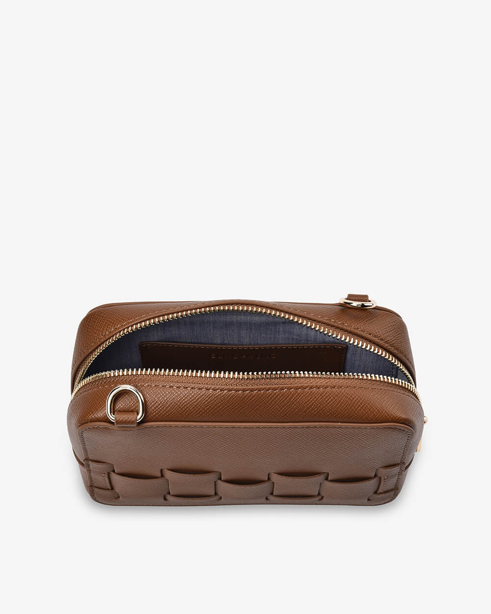 Elms + King London Crossbody - Tan Saffiano