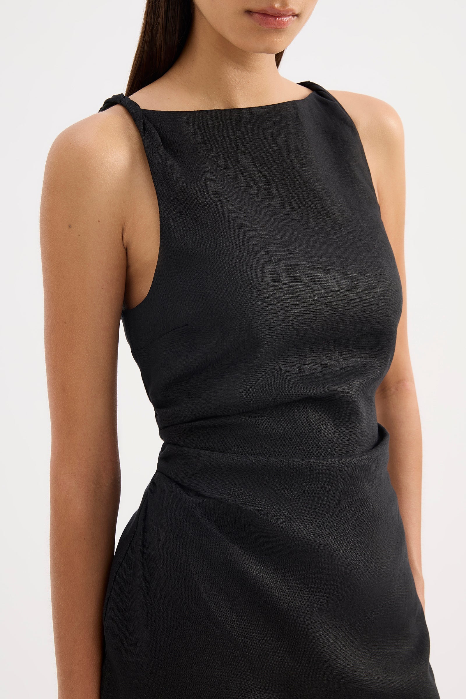 Nude Lucy Lotta Linen Mini Dress