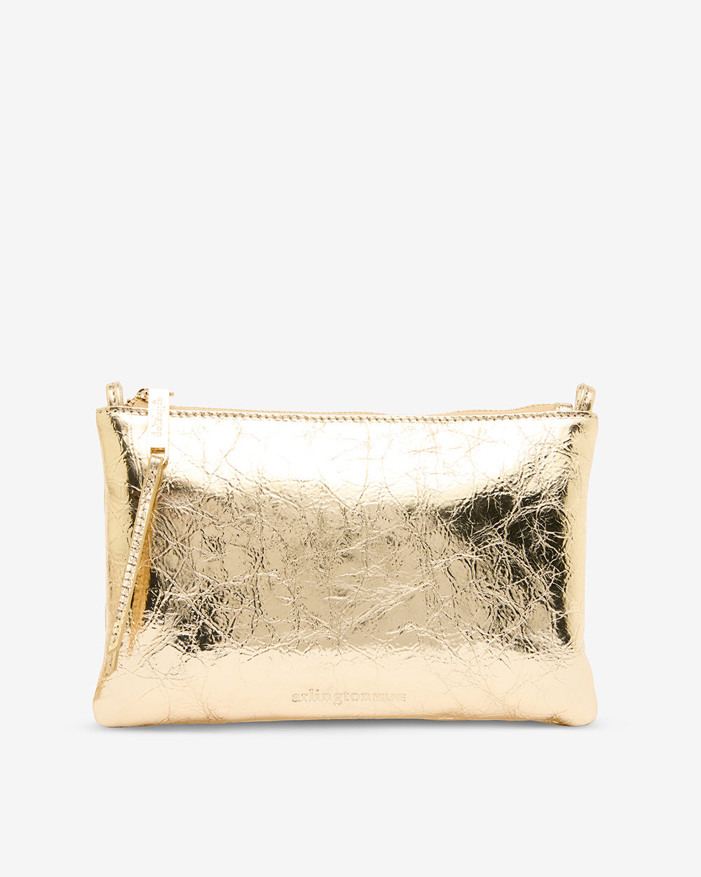 Arlington Milne Molly Crossbody - Gold Crinkle