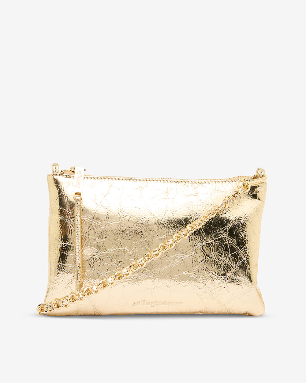 Arlington Milne Molly Crossbody - Gold Crinkle