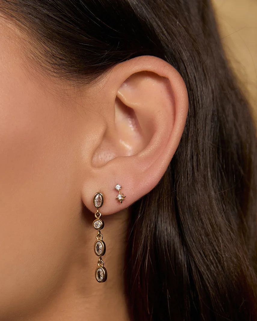 Arms of Eve Isadora Gold Earrings-Stone