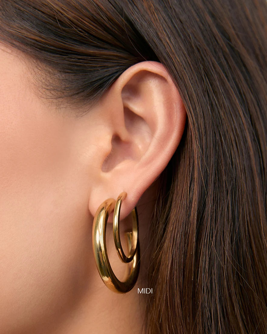 Arms of Eve Chlo Gold Hoop Earrings