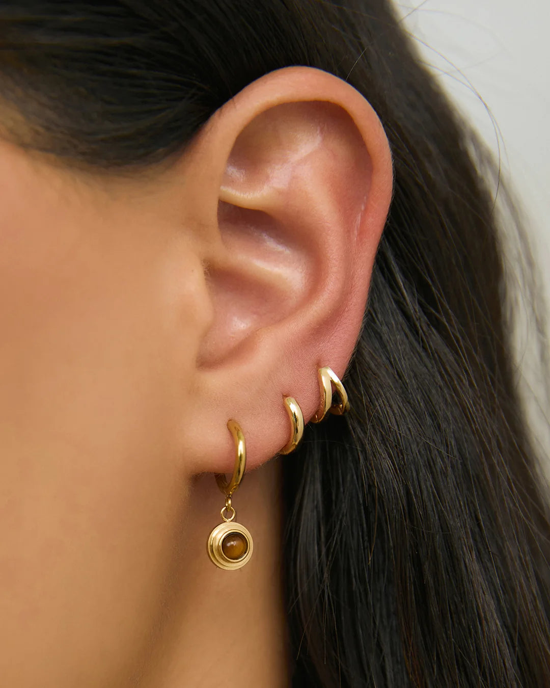 Arms of Eve Asher Earrings-Tiger's Eye