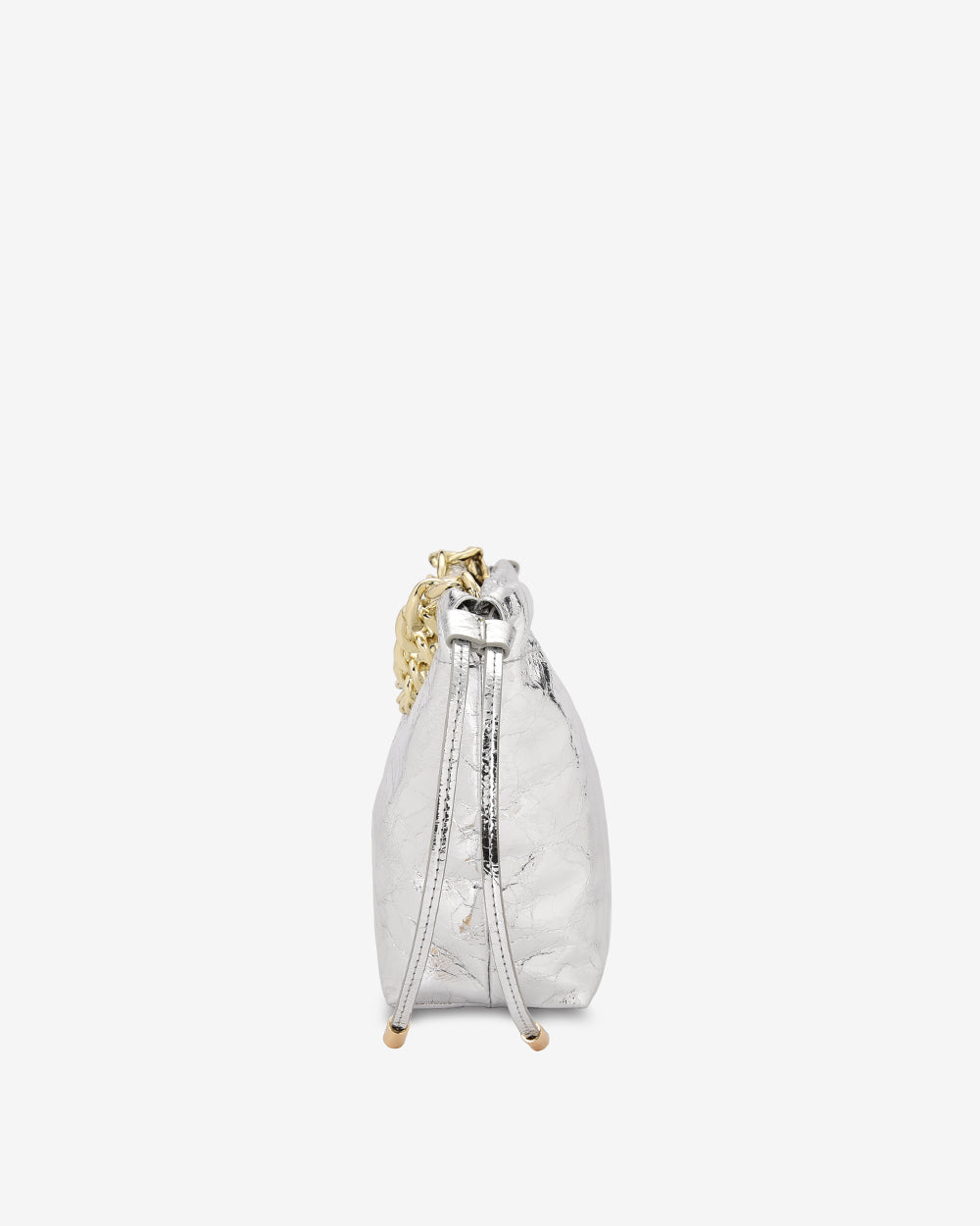 Arlington Milne Martha Petite Bag - Silver Crinkle