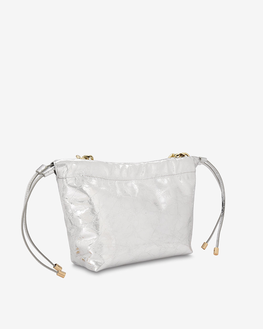 Arlington Milne Martha Petite Bag - Silver Crinkle