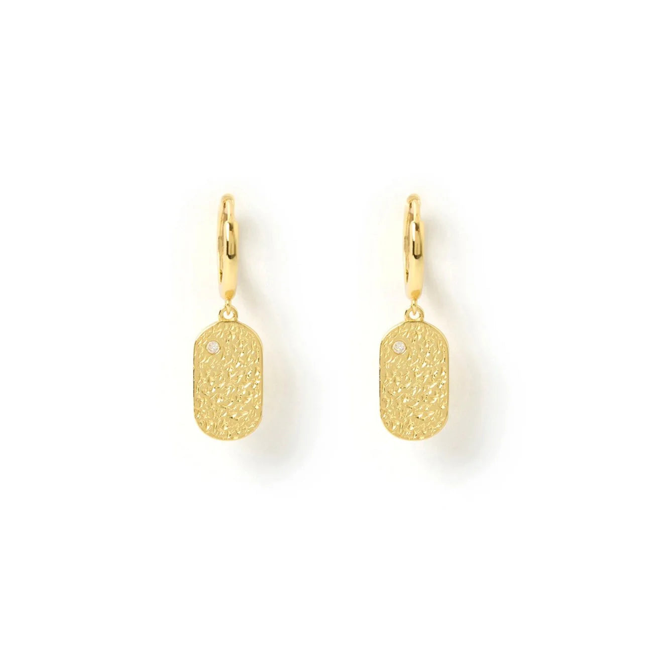 Arms of Eve Mendoza Gold Huggie Earrings