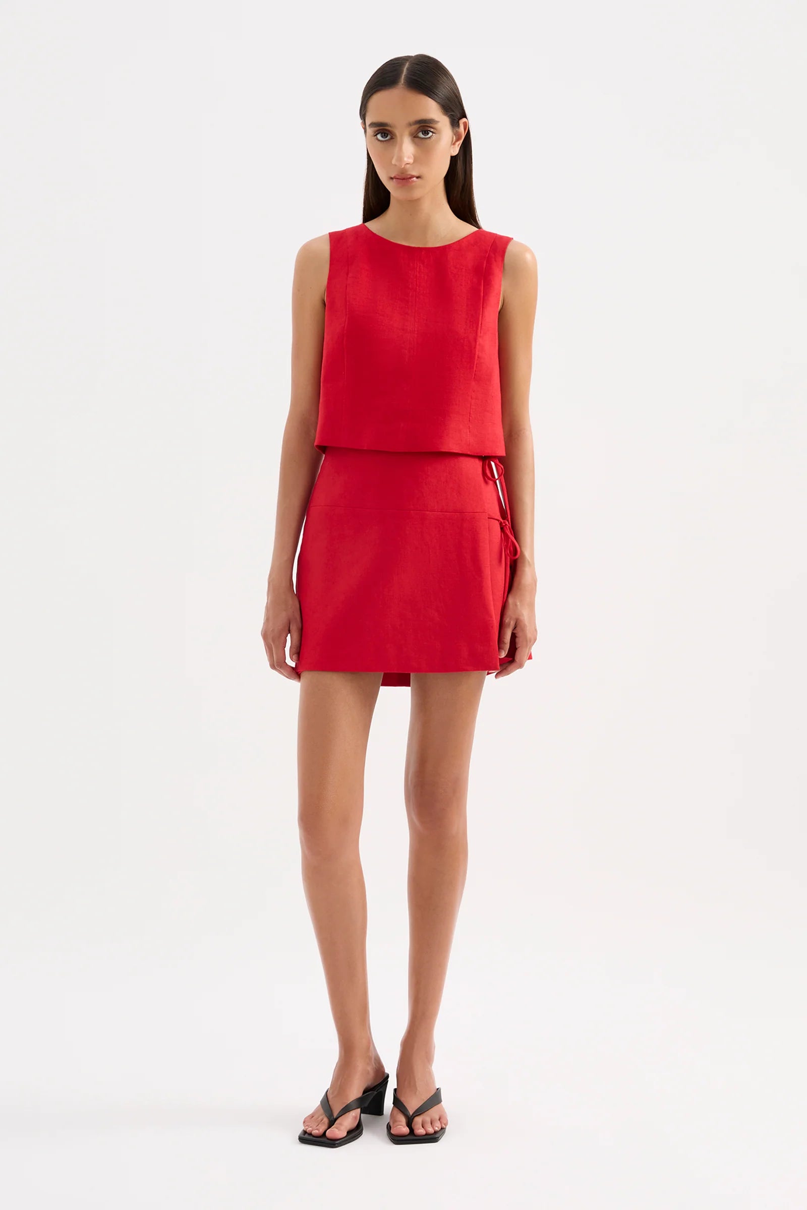 Nude Lucy Lotta Linen Mini Skirt