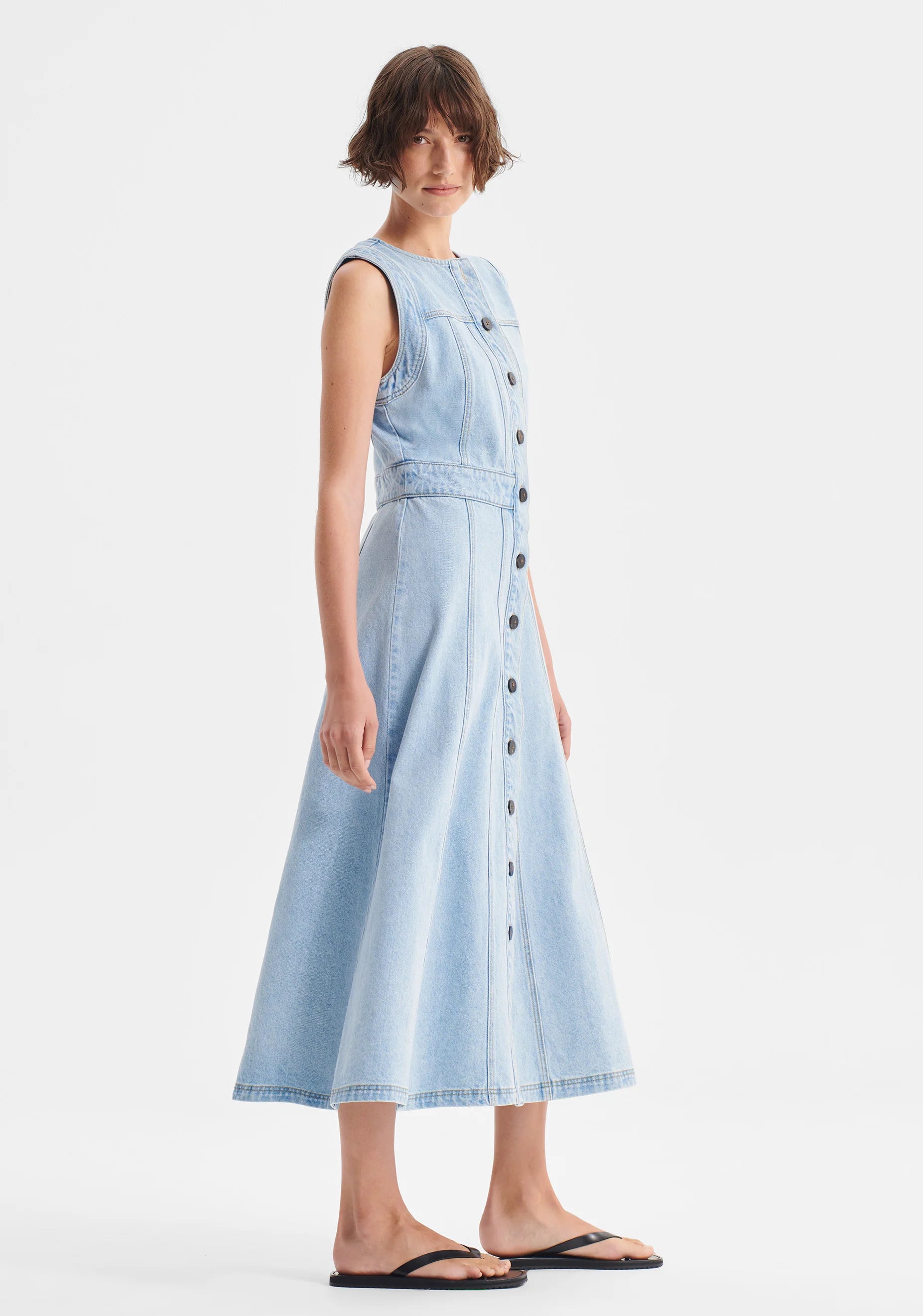 Morrison Hudson Denim Midi Dress