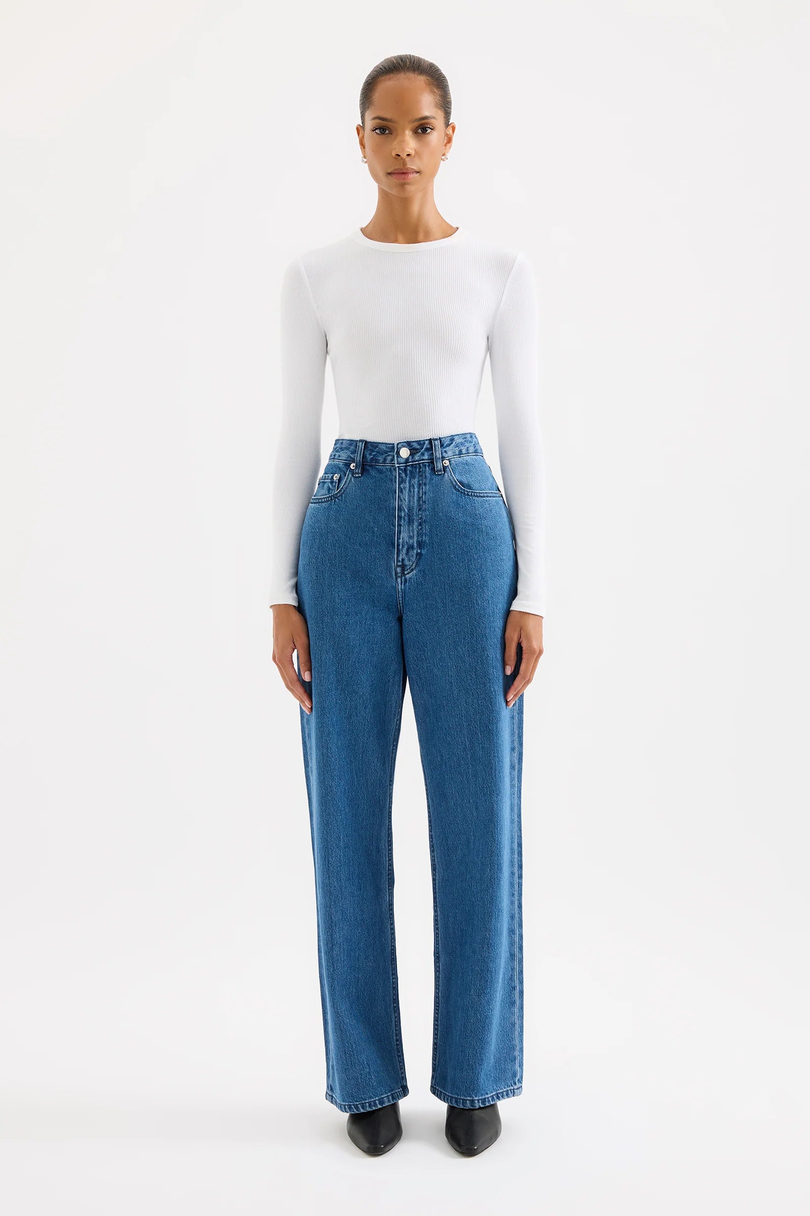 Nude Lucy Organic Relaxed Leg Jean
