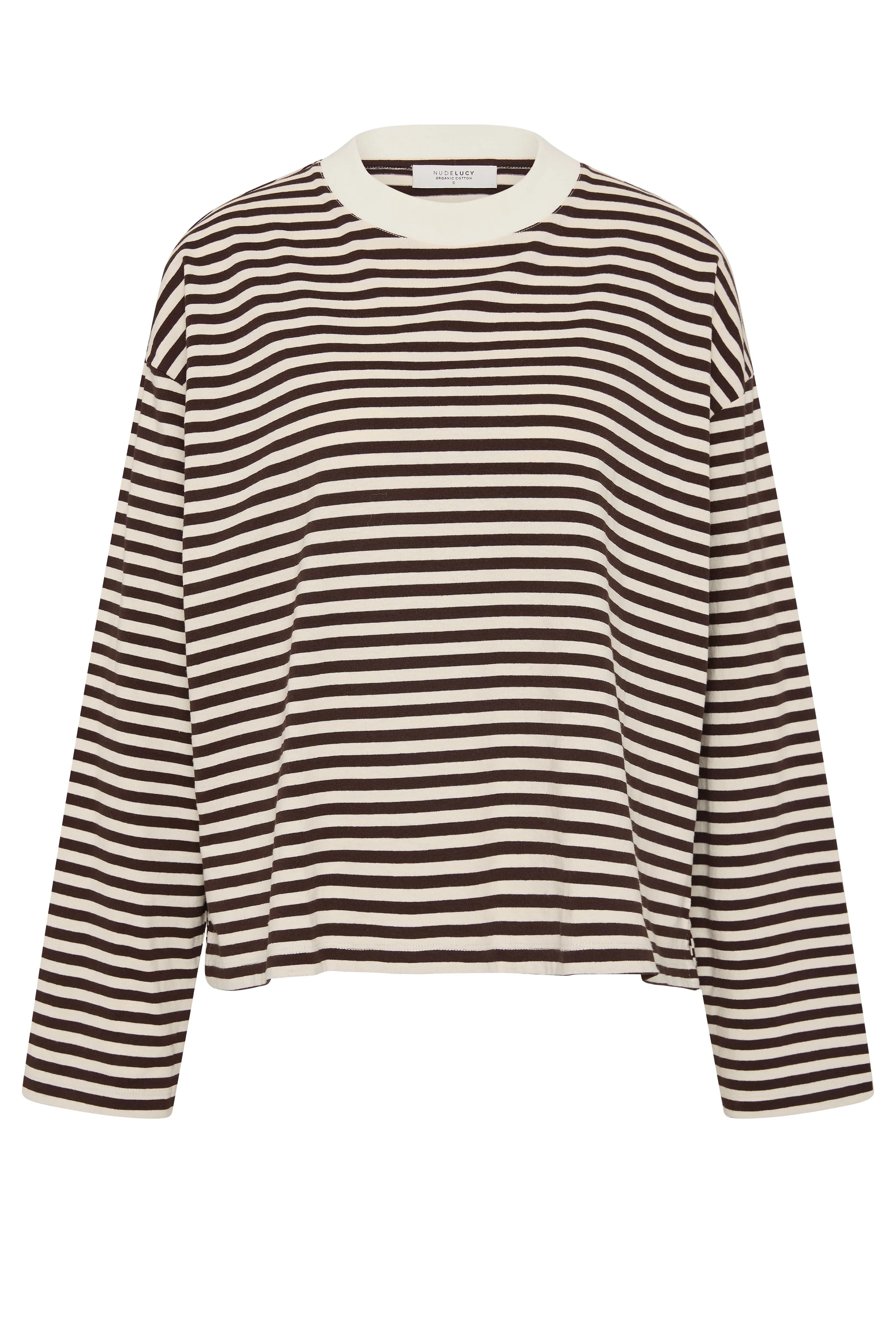 Nude Lucy Organic Stripe LS Tee