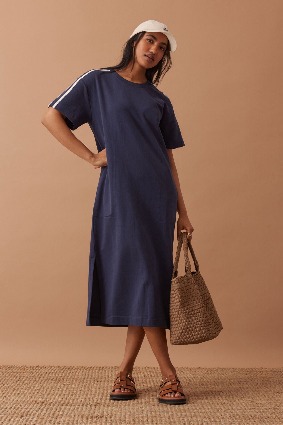 Ceres Life Charlotte Midi Terry Dress