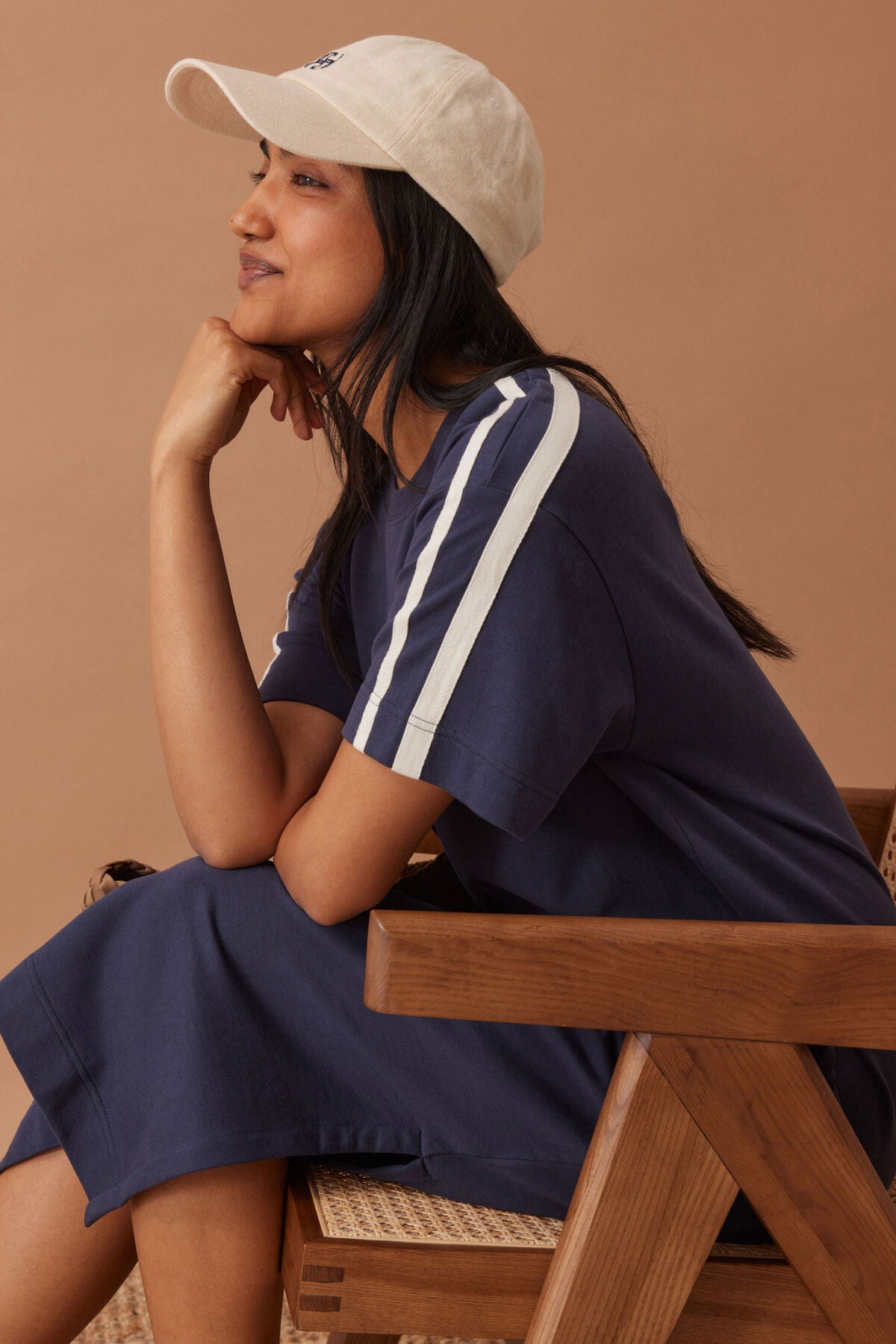 Ceres Life Charlotte Midi Terry Dress
